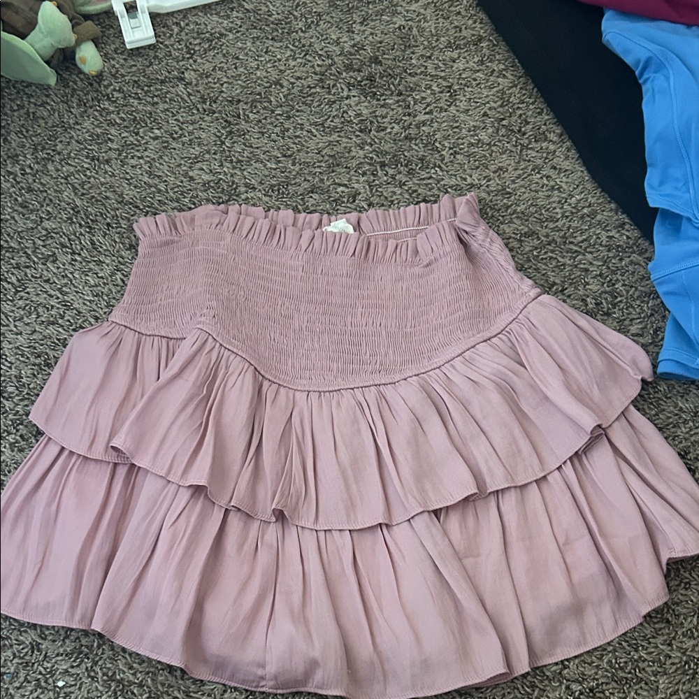 Pink skirt